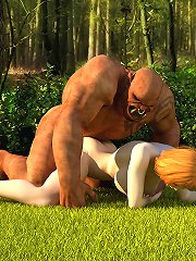 Orcish Sperm. Lousy hottie was wildly fucked till cum by a kinky demon